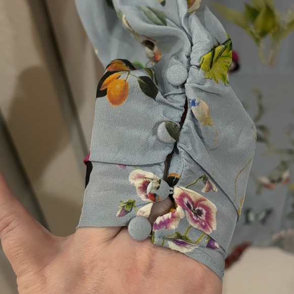 Joie “Tamarice” Blue Floral Midi Dress - Picture 8 of 11